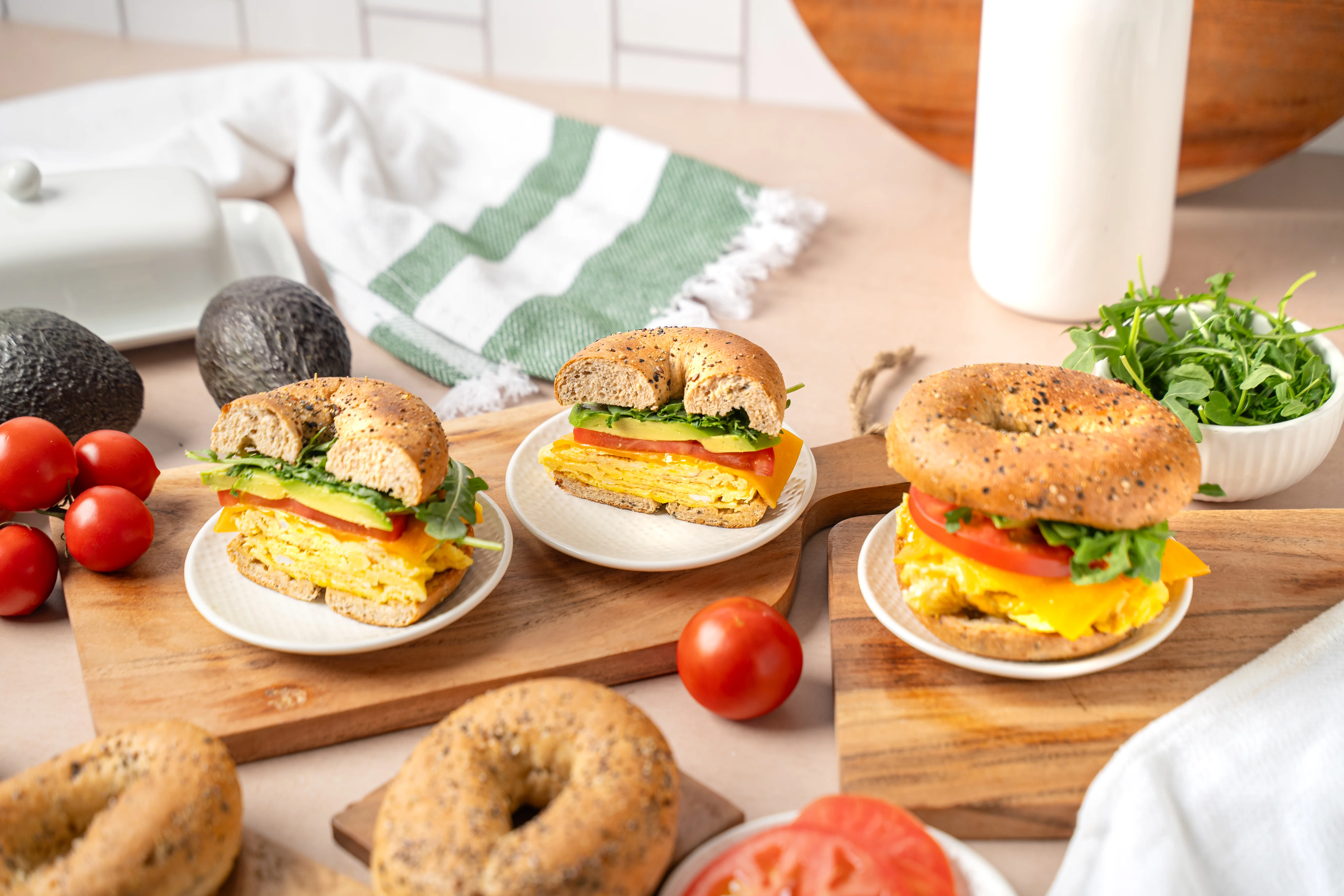Sunny Day Breakfast Bagel | Recipe Reader
