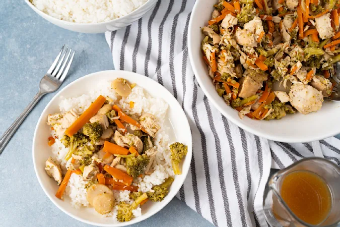Garlic Chicken and Broccoli -010