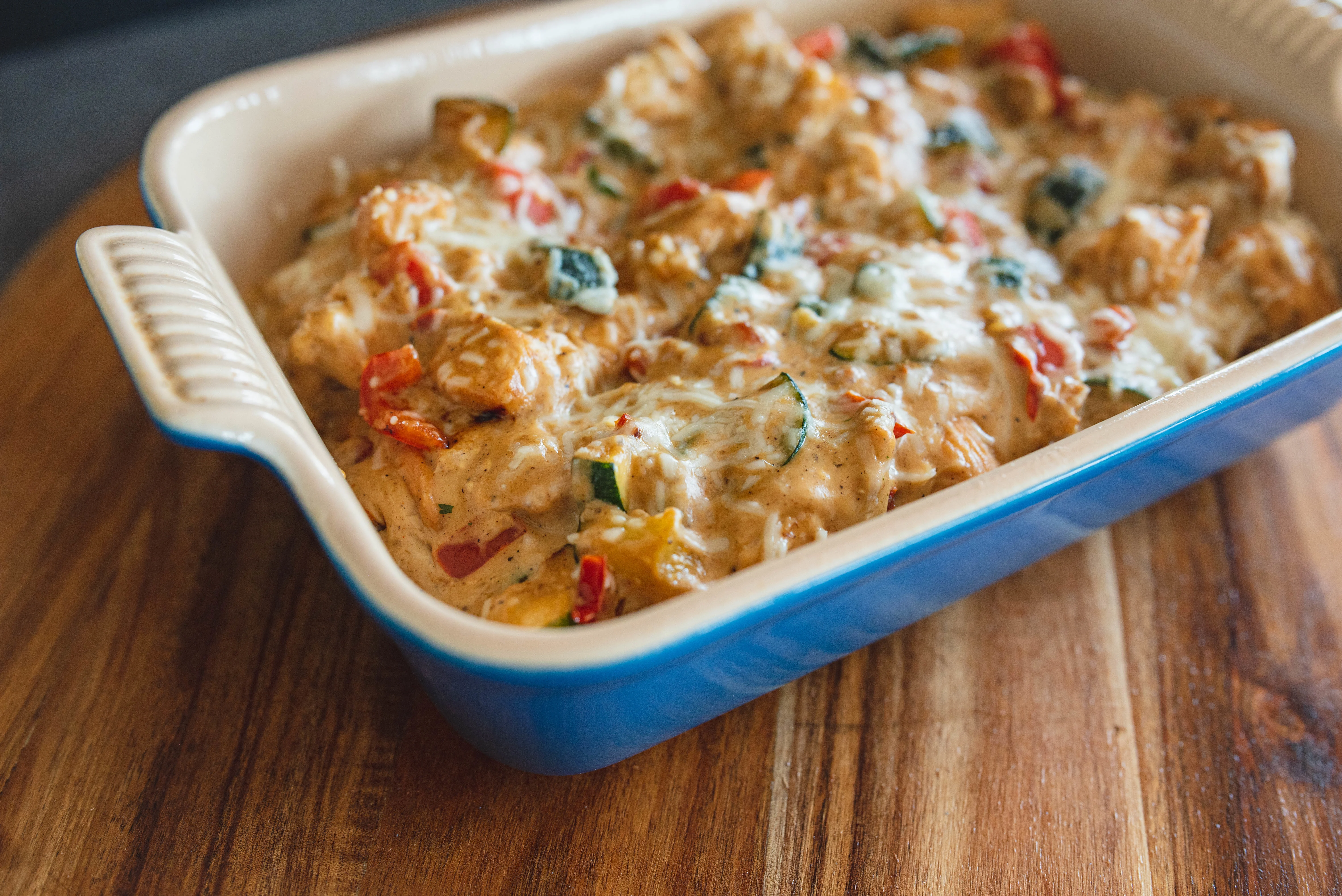 Low-Carb Chicken Zucchini Casserole | Cooking Professionally