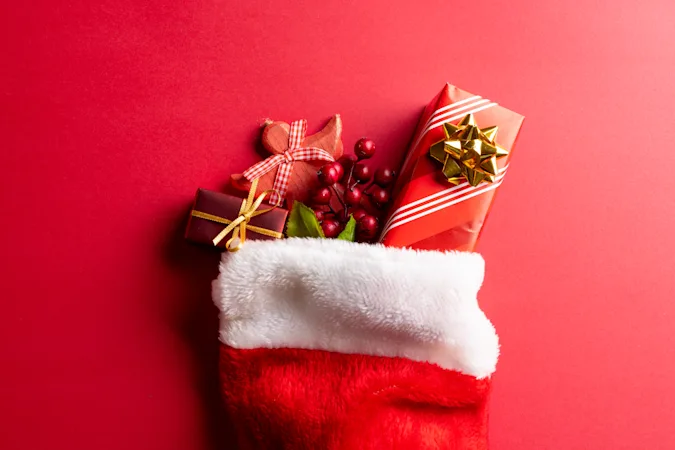 What do you call a song about Christmas gifts? image