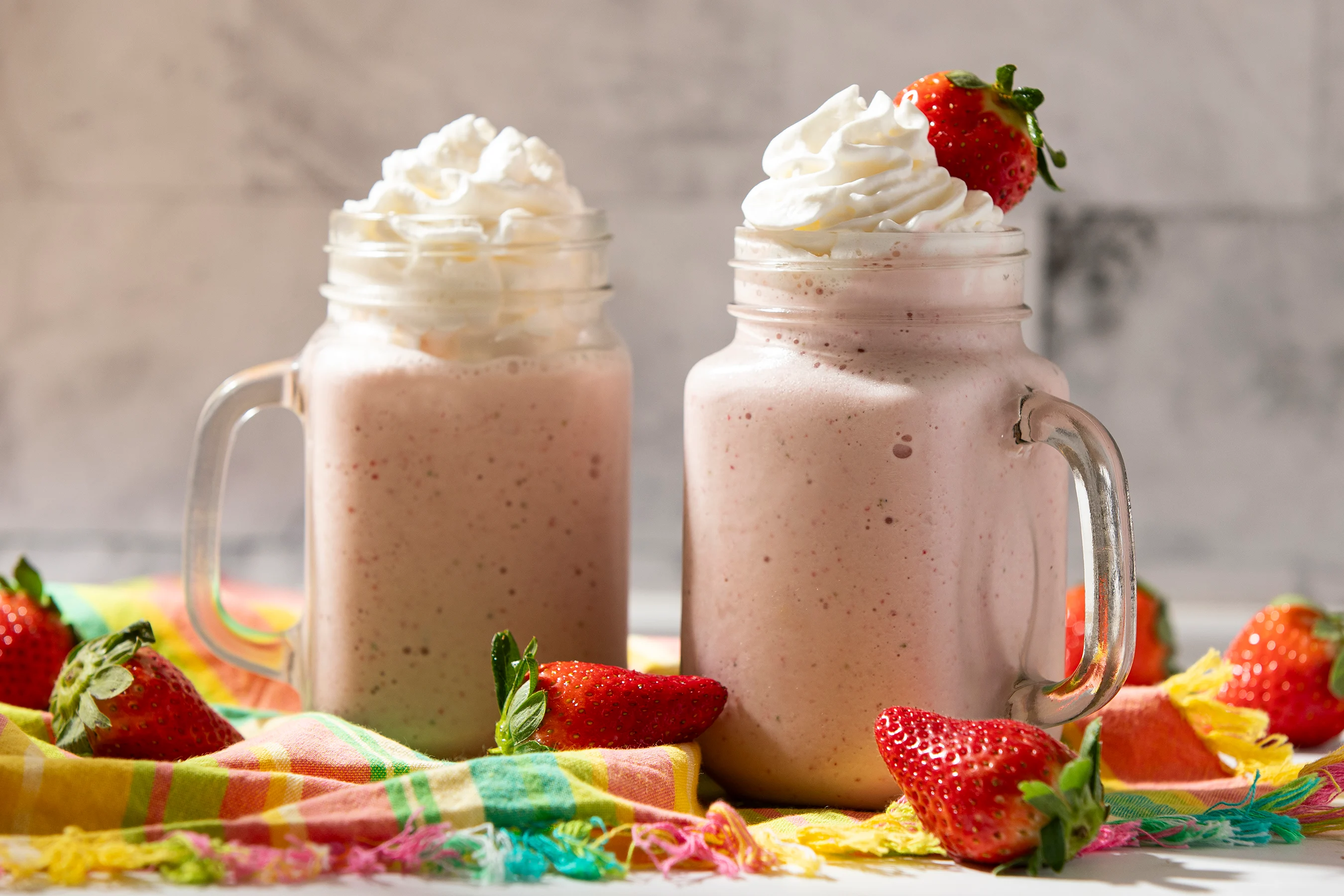 Soda Shop Strawberry Milkshakes | Recipe Reader