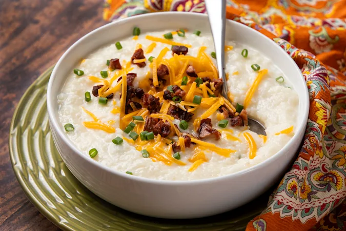 Skinny Baked Potato Soup