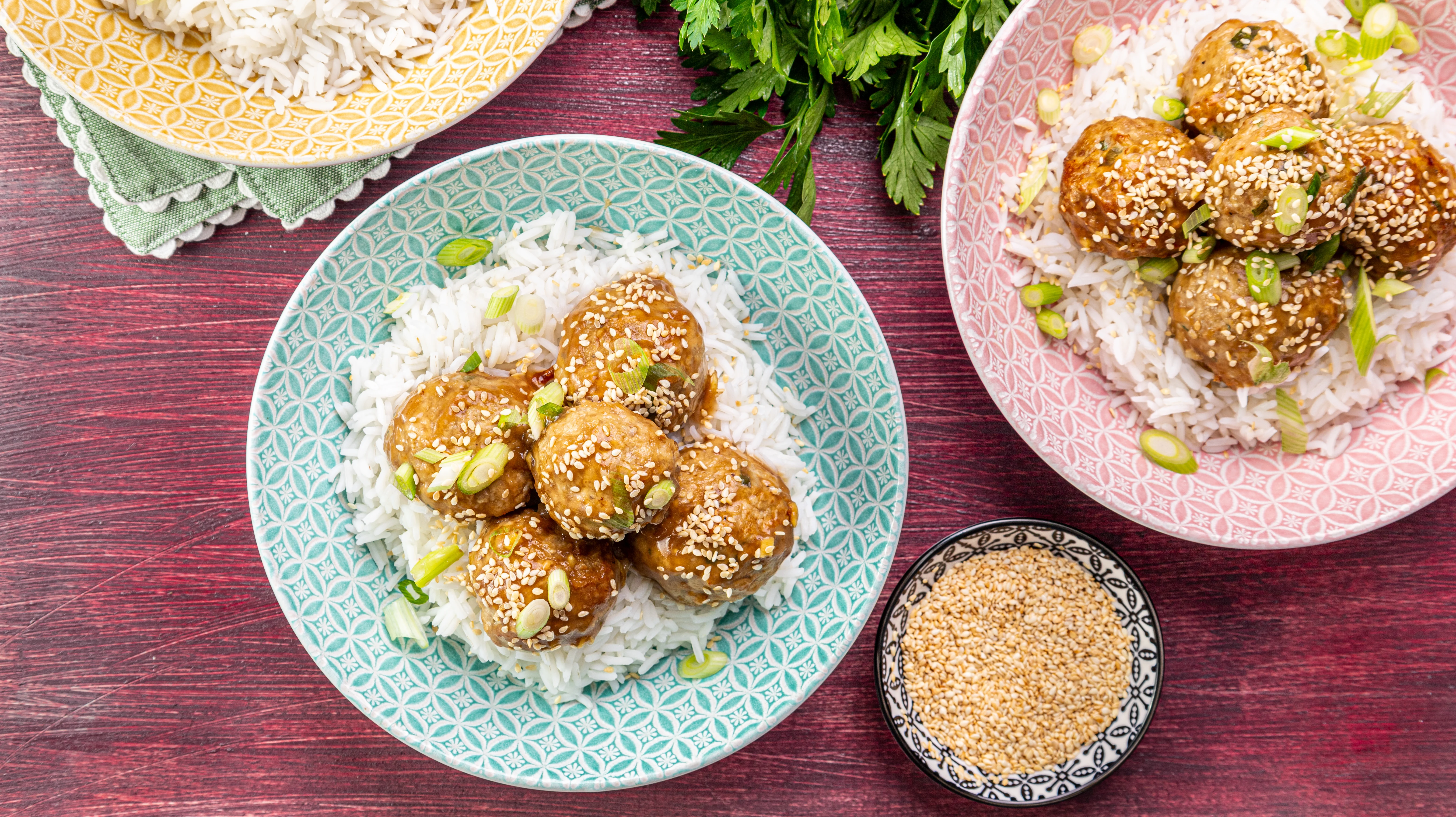 Simple Sesame Meatballs | Mama's Cooking