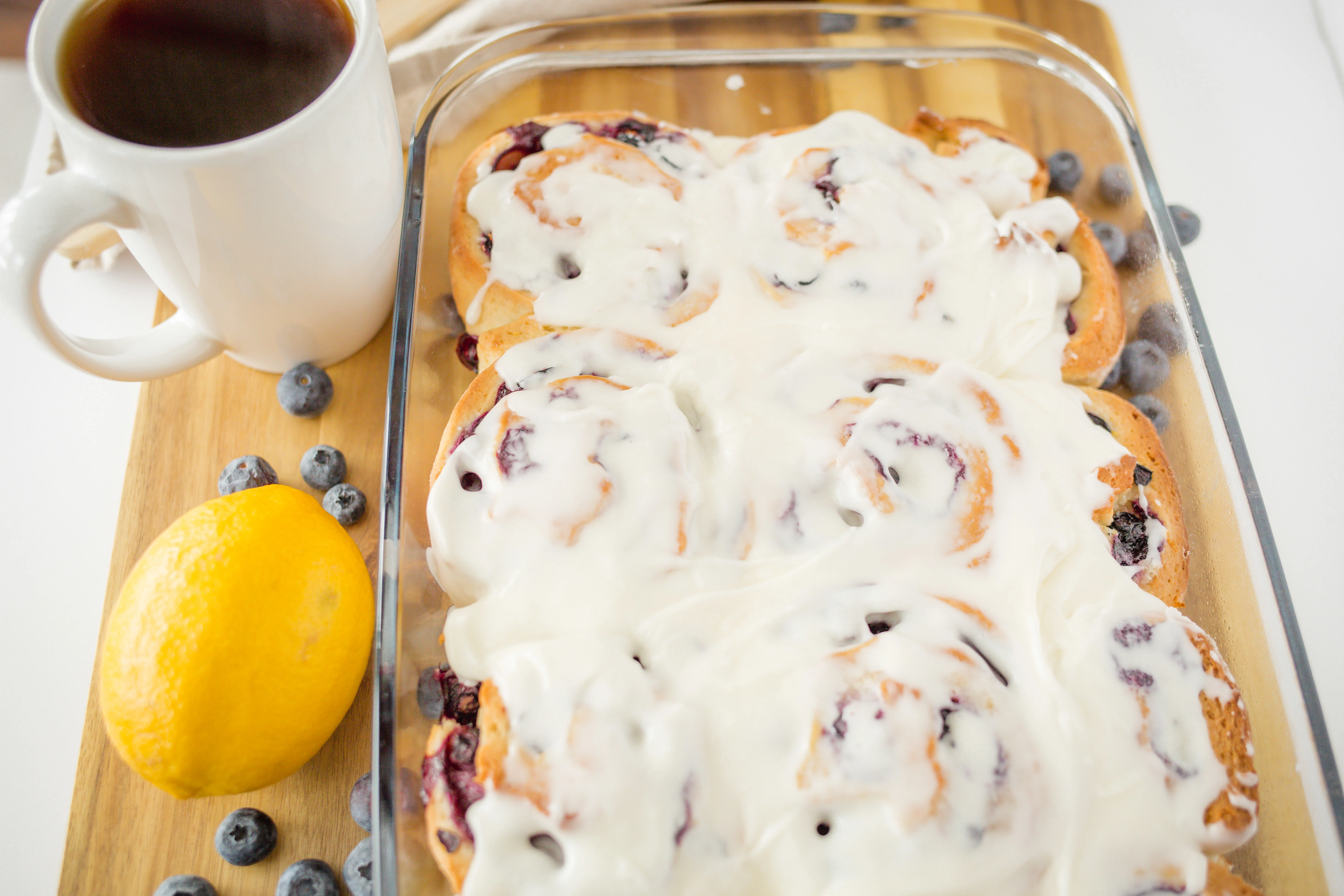 Lemon Blueberry Sweet Rolls | Cooking Professionally