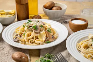 Creamy Artichoke Fettuccine