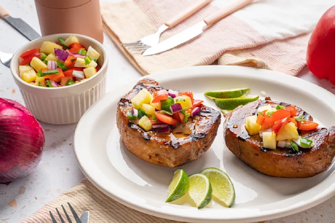 Sweet Summer Time Pork Chops