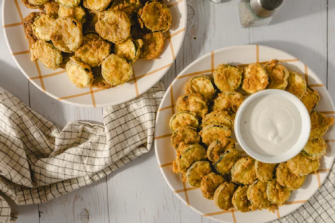 Crispy Fried Summer Squash