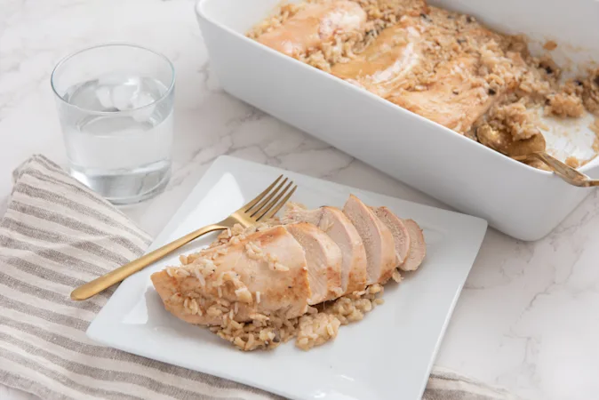 4-Ingredient Chicken and Rice Casserole