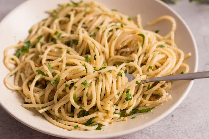 Garlic Spaghetti