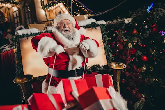How much does Santa pay to park his sleigh? image