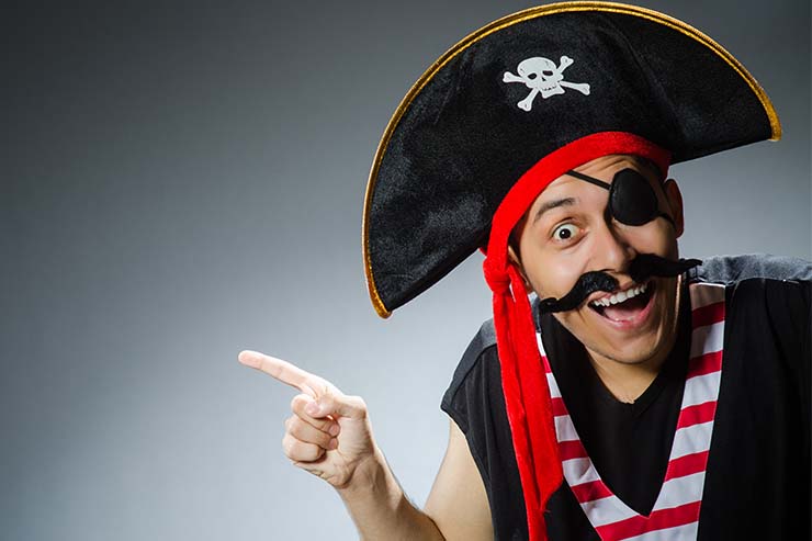  Why was the pirate late for work? image