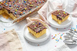 Classic Yellow Sheet Cake