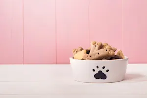 What's a treat for both cows and dogs? image