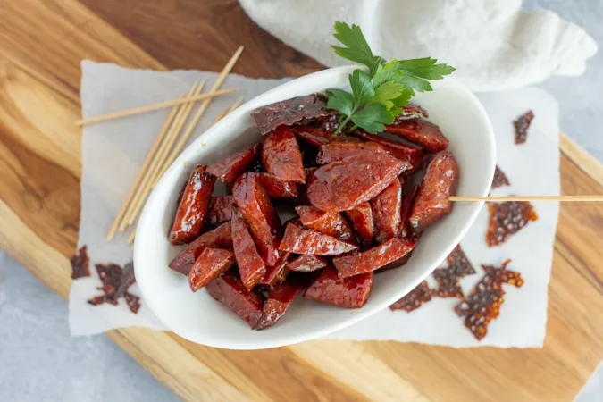 Candied Kielbasa Bites 1