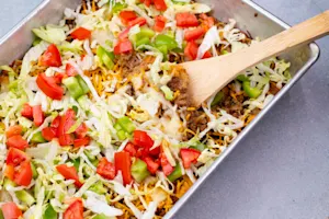Fiesta burrito bake -4