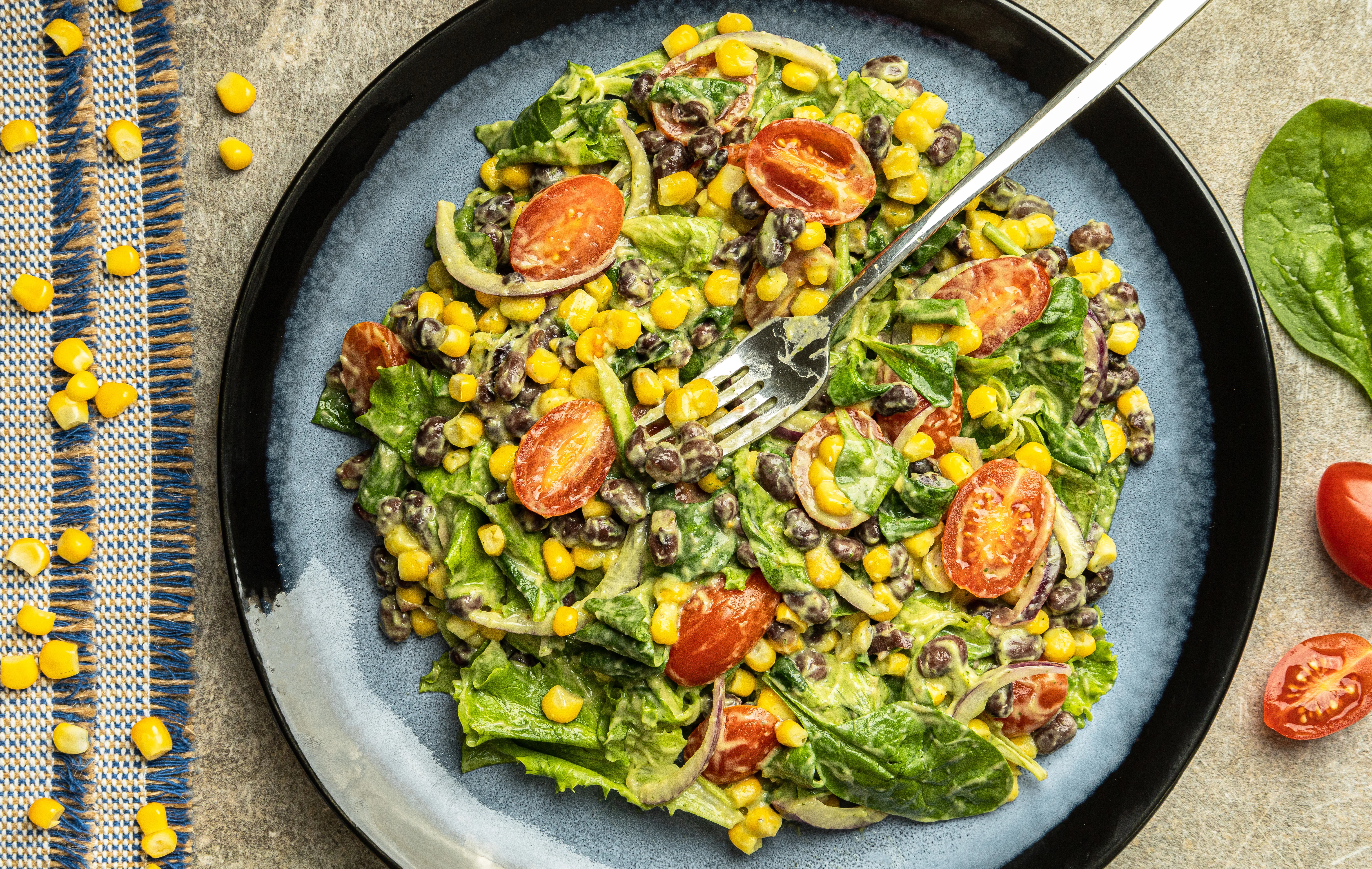 Simple Black Bean Salad | Cooking Professionally