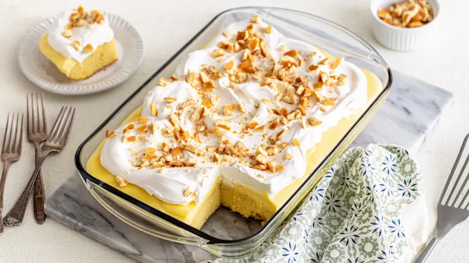 Banana Pudding Poke Cake 2