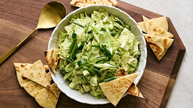 Green Goddess Cabbage Salad