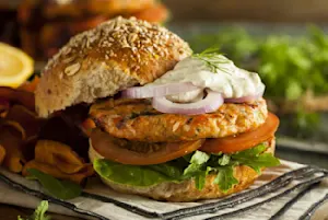 Salmon Burgers image
