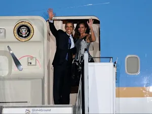 Barack Obama Michelle Obama Berlin foto Emilio Esbardo