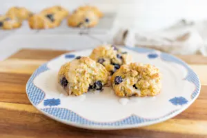 Blueberry Cornmeal Scones