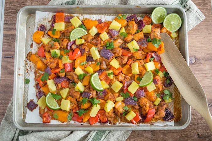 Sheet-Pan Hawaiian Chicken-7
