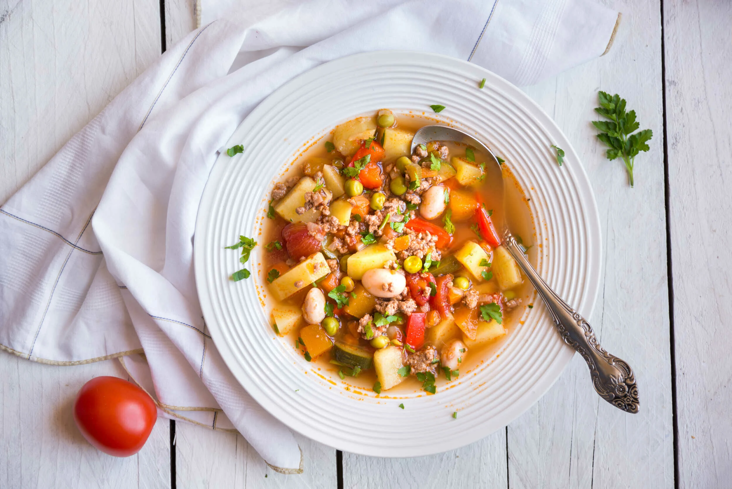 Slow Cooker Hamburger Stew | Lazy Cooking