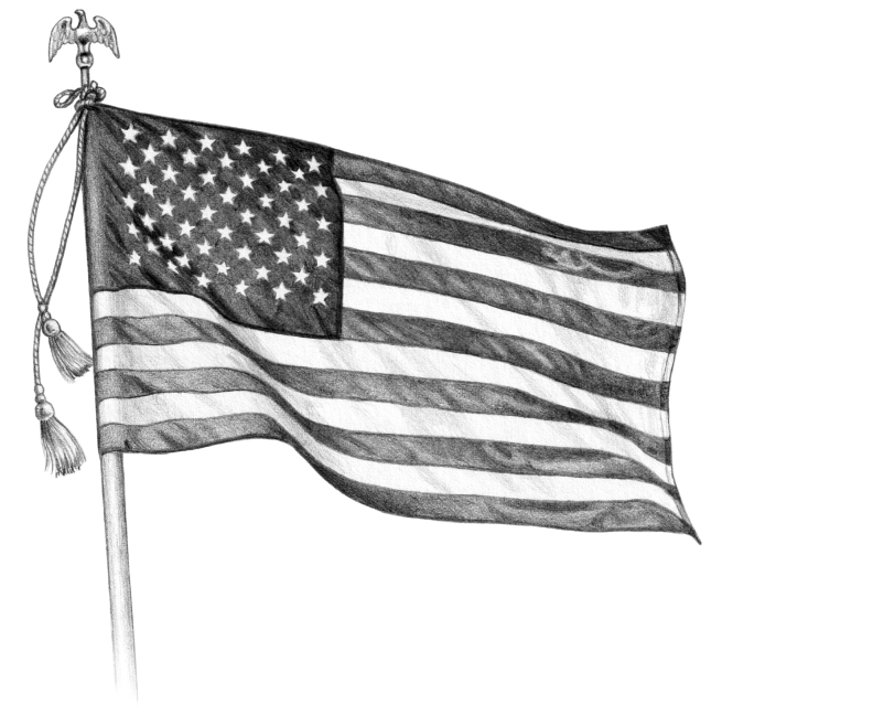 An illustration of the United States Flag