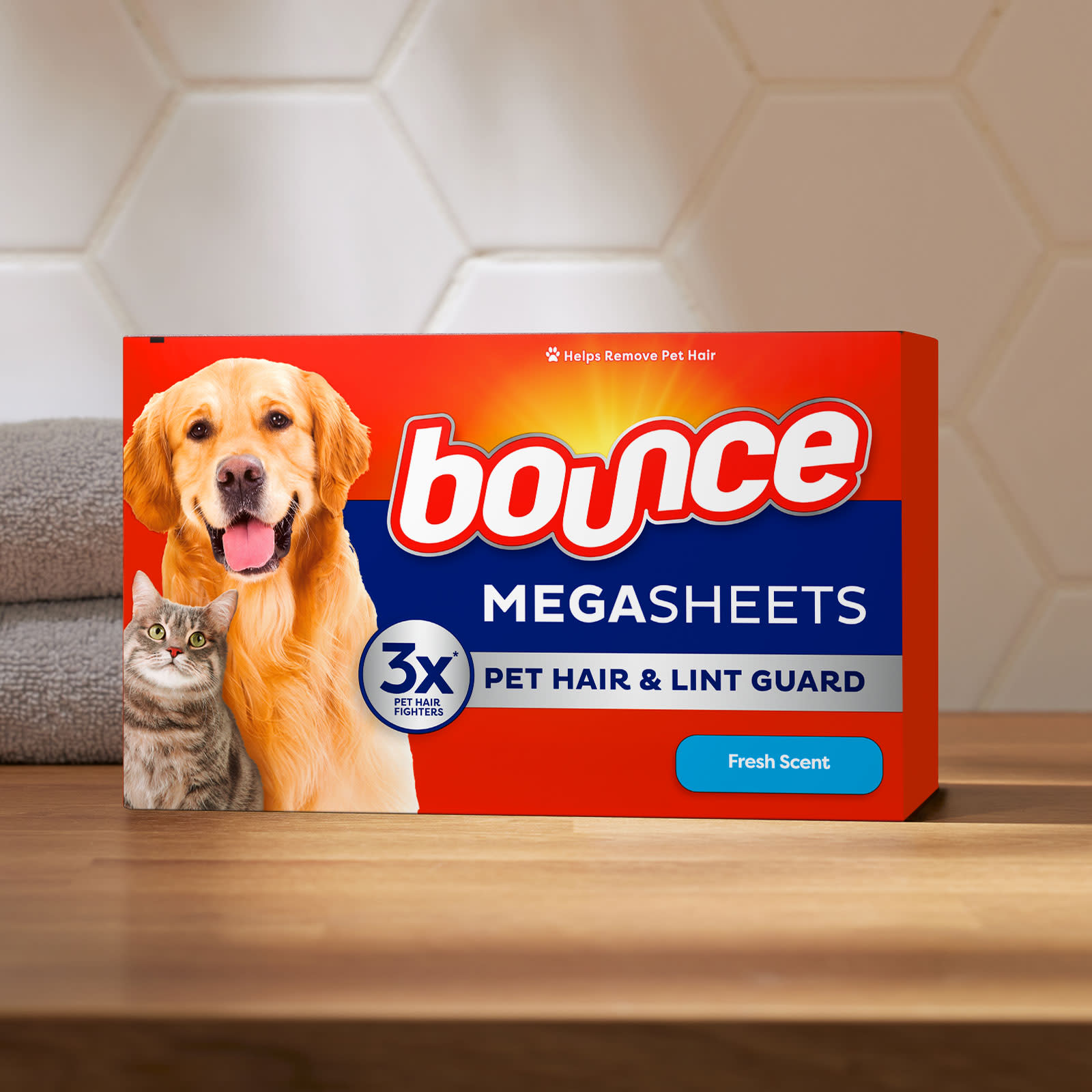 Bounce® Pet Hair and Lint Guard Mega Sheets