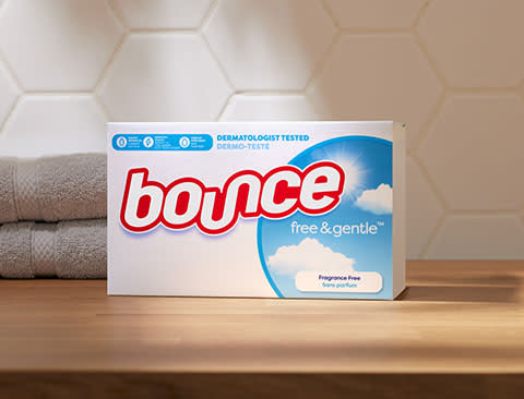 Bounce® Free & Gentle Fabric Softener Dryer Sheets
