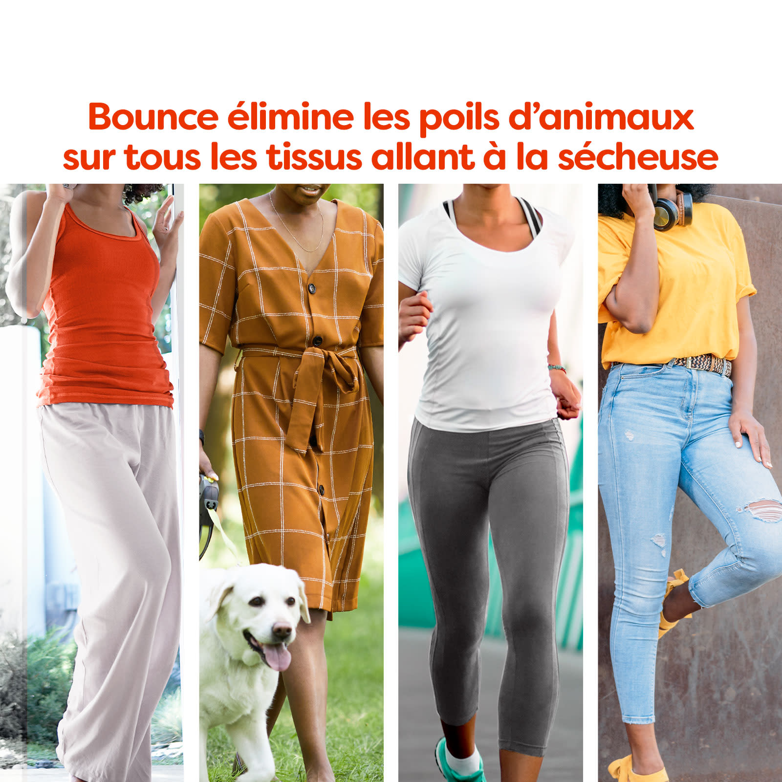 Bounce Pet Hair Dryer Sheets: For dryer-safe fabrics, Bounce out pet hair