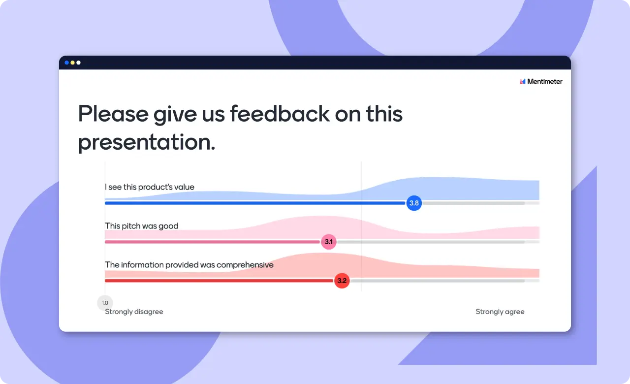 Menti in action as an effective AI sales tool.