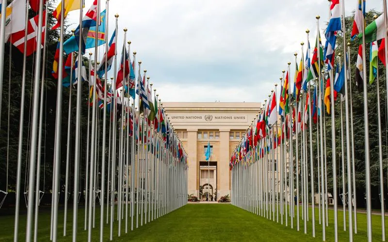 Row of flags