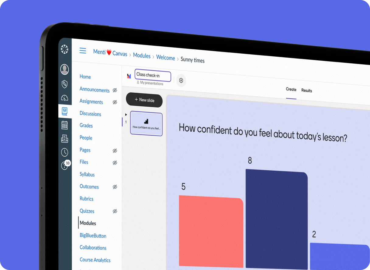 Mentimeter for Canvas - Mentimeter