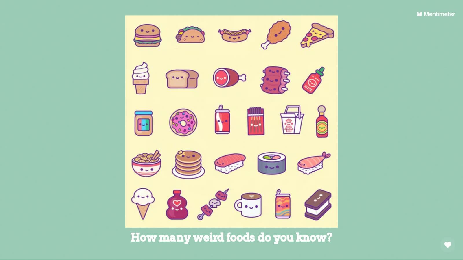 Weird Food Quiz