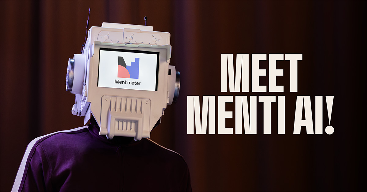 Free AI presentation maker Generate interactive slides - Mentimeter logo