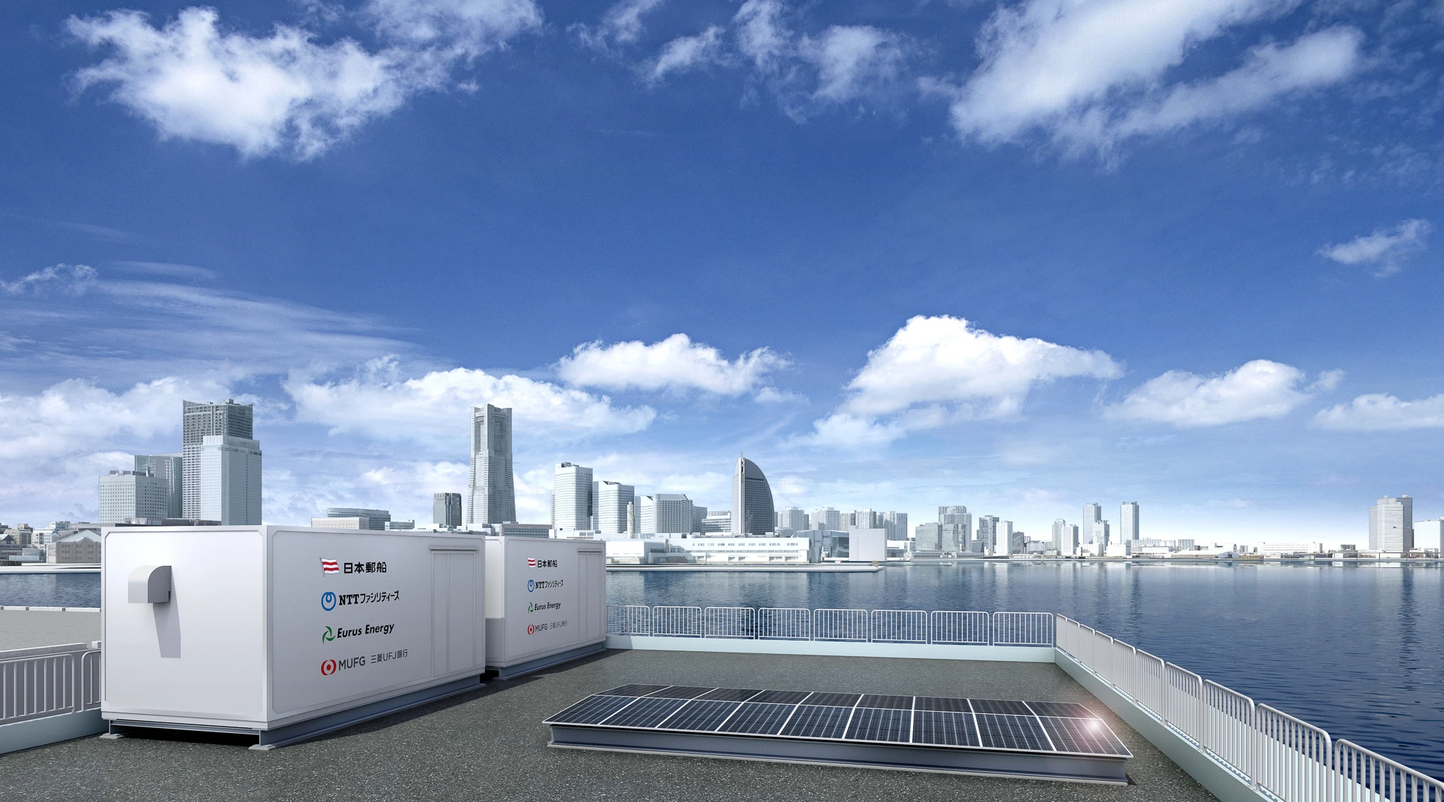 [Conceptual Illustration of the Offshore Floating Data Center Demonstration]
Source: Nippon Yusen Kabushiki Kaisha 