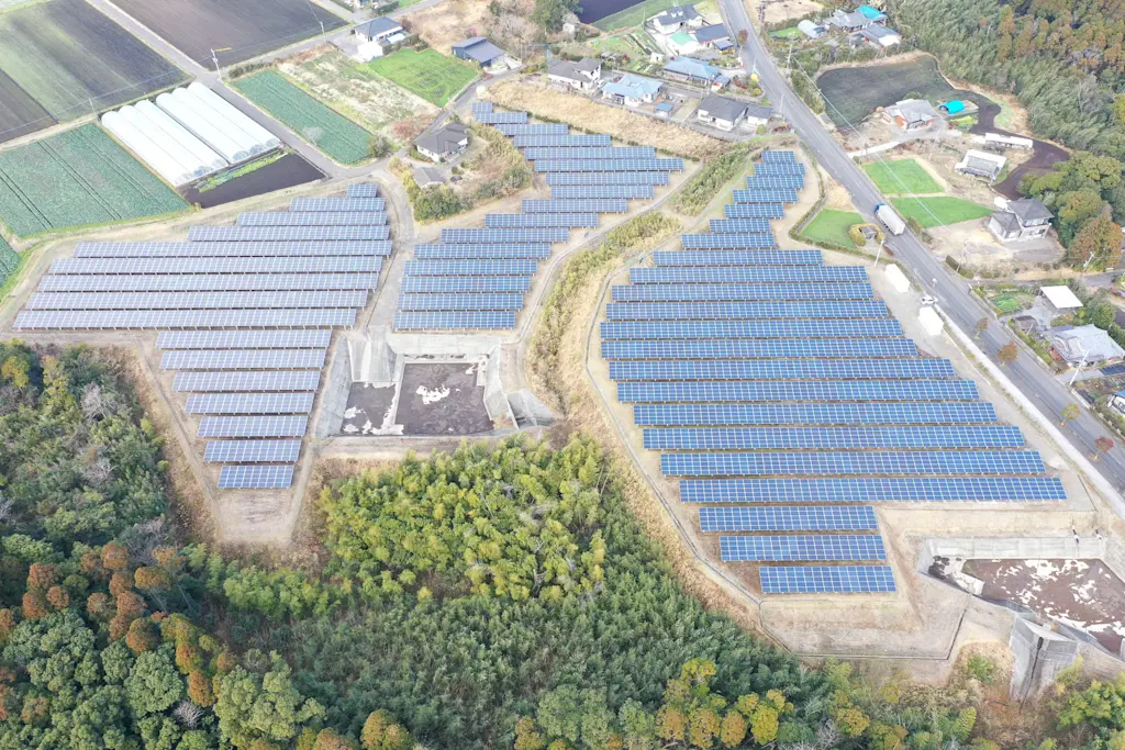 画像:鹿児島県大崎発電所(提供:センコーコーポレーション)