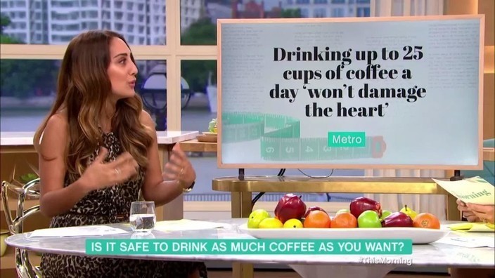 Is it true that drinking up to 25 cups of coffee a day 'won't damage the  heart'? | This Morning