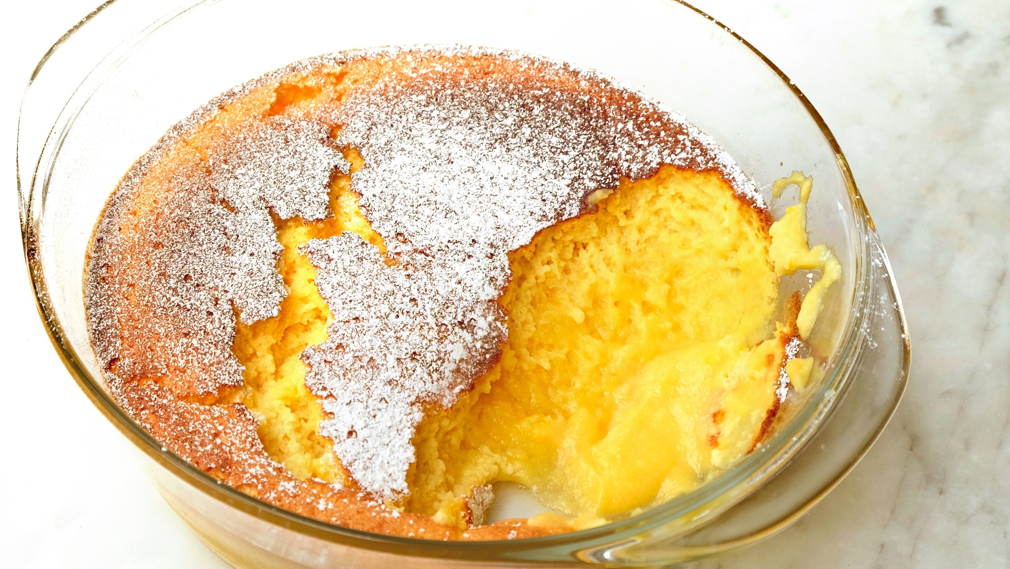 Lemon and yoghurt pudding cake This Morning