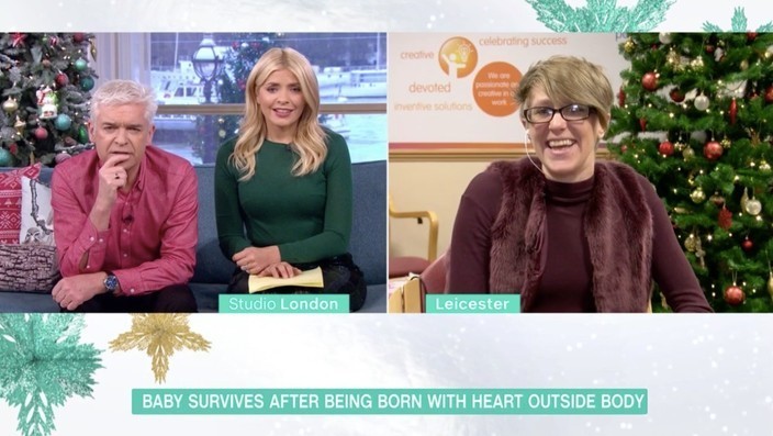 Our miracle baby was born with her heart outside her body | This Morning