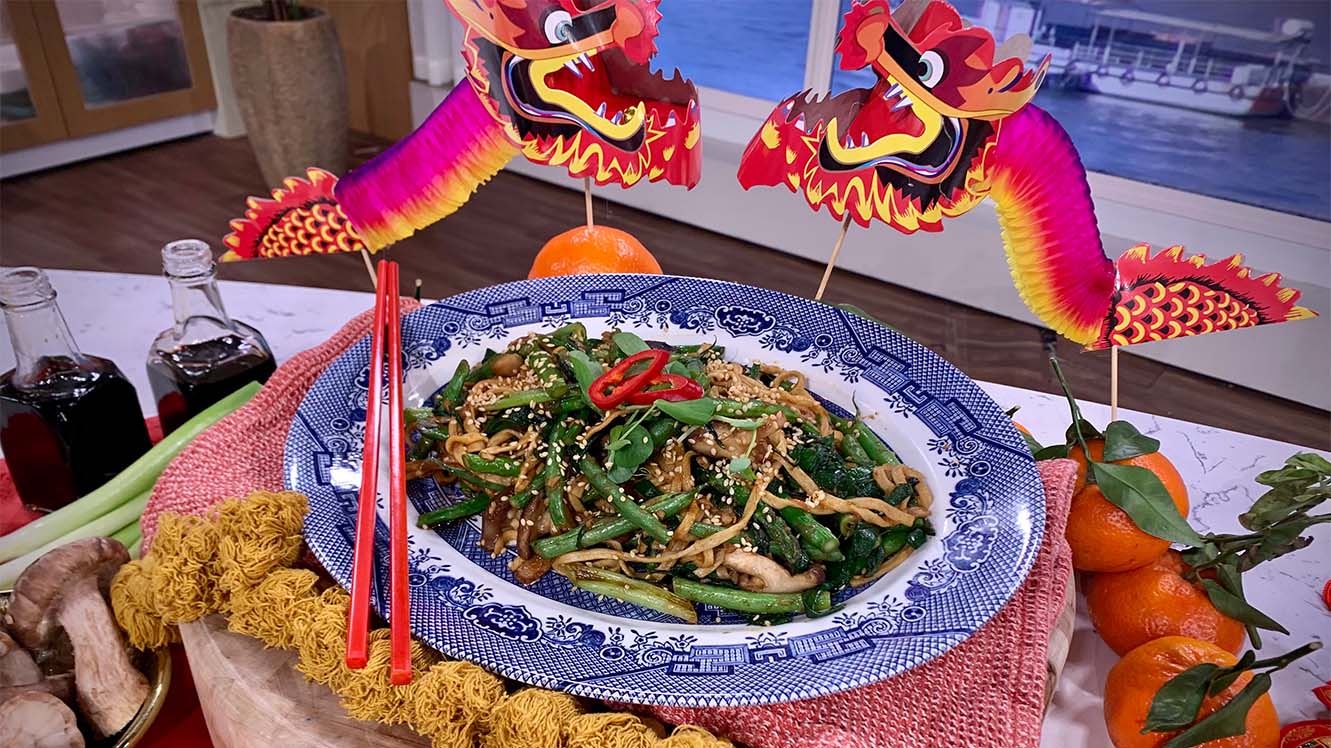 Gok's health and happiness noodles This Morning