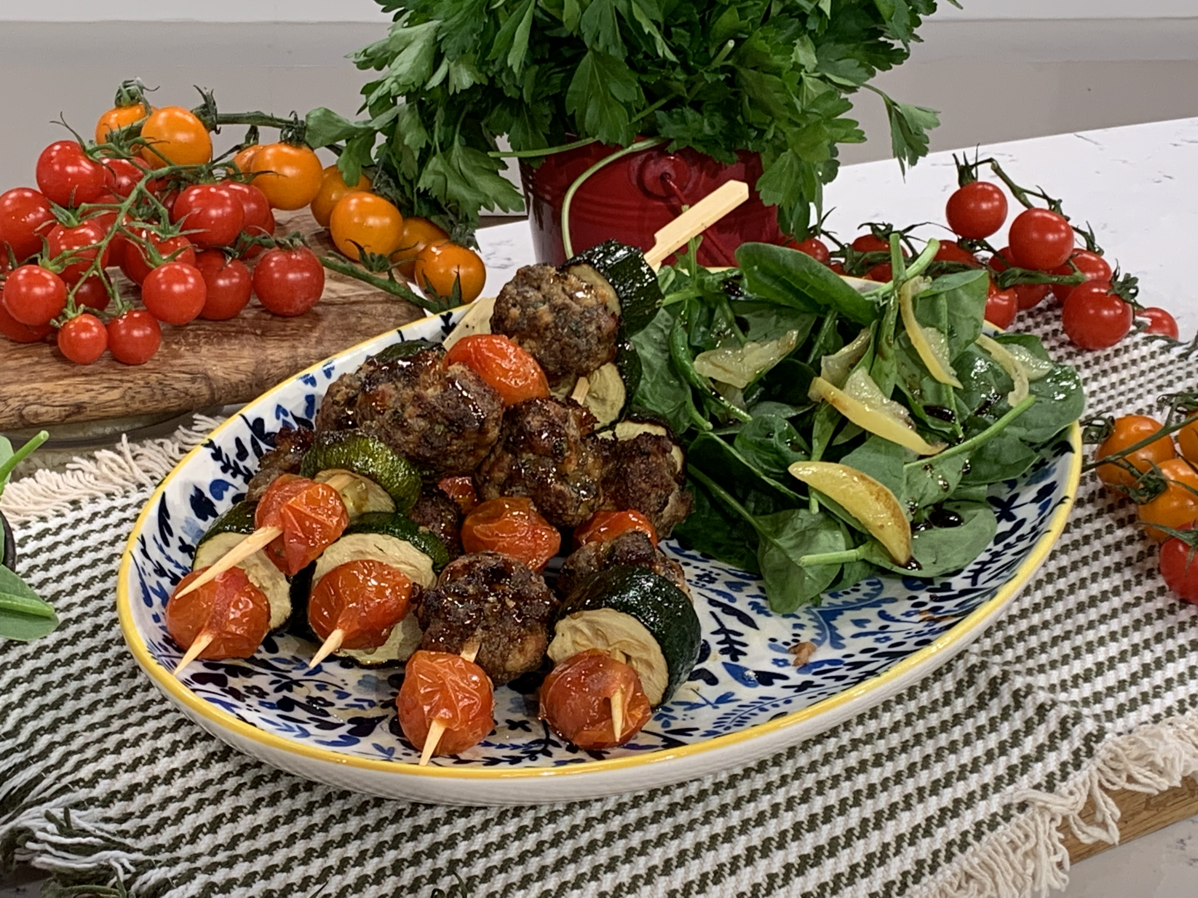 Michela Chiappa's mouthwatering meatball skewers 🍢 | This Morning