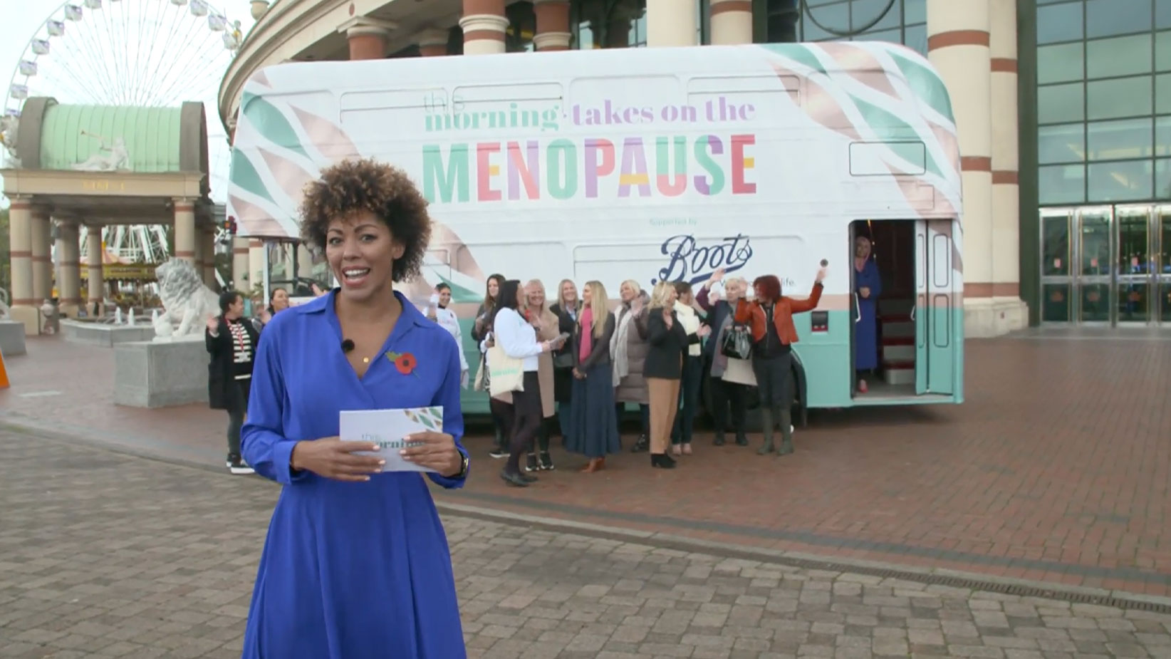 Our Menopause Bus is in Manchester! This Morning