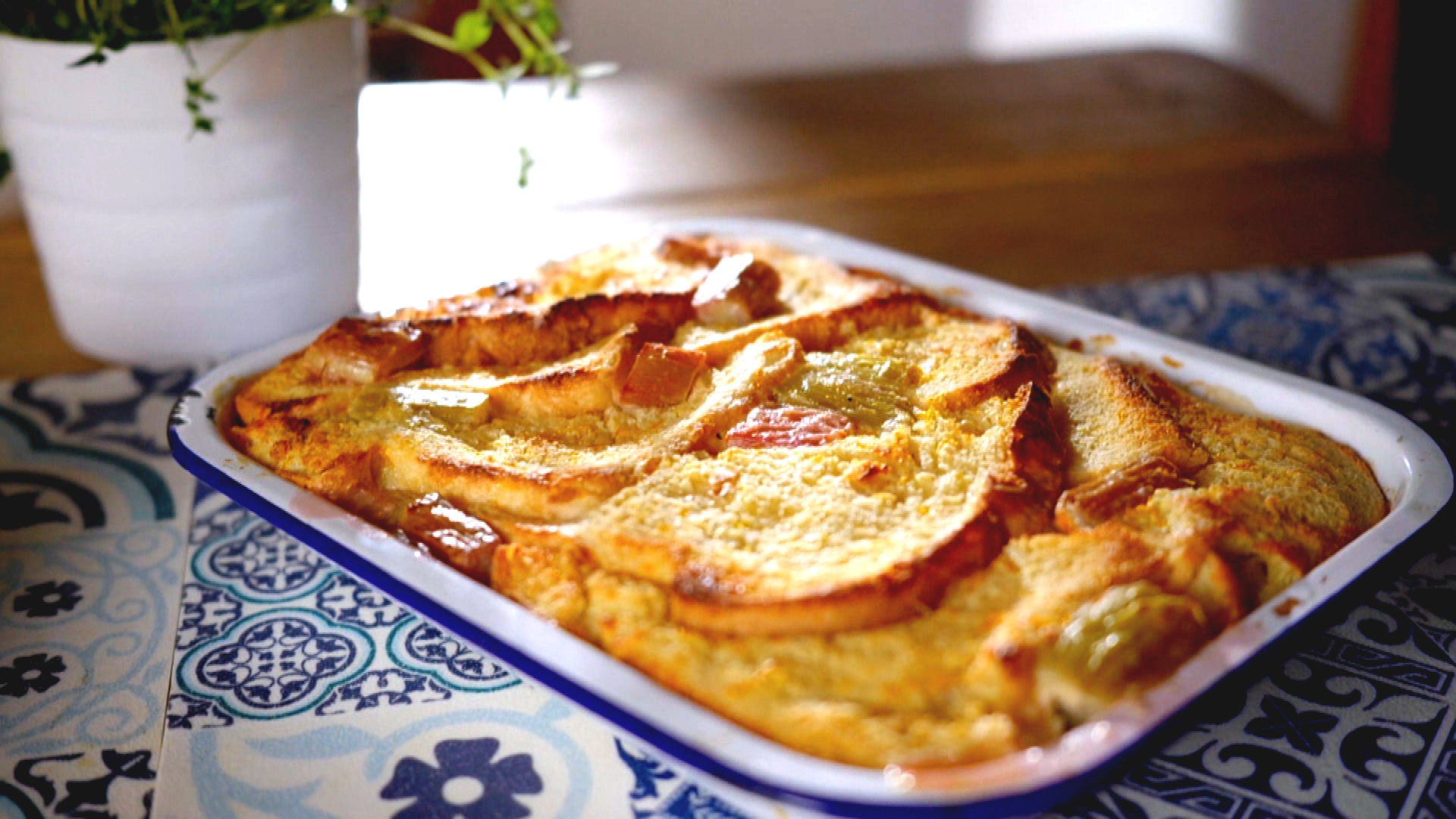 The Yorkshire Shepherdess Classic Bread Butter Pudding This Morning