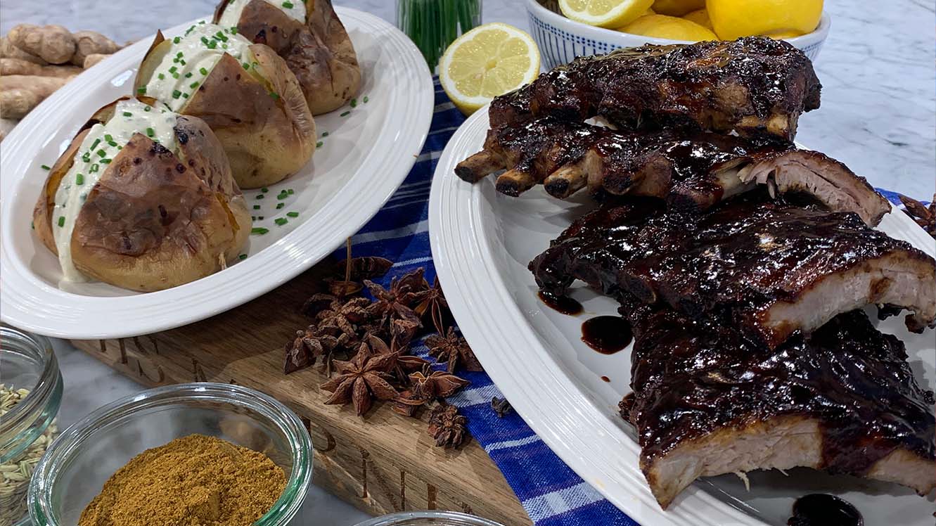Nisha's lip smacking tamarind treacle ribs | This Morning