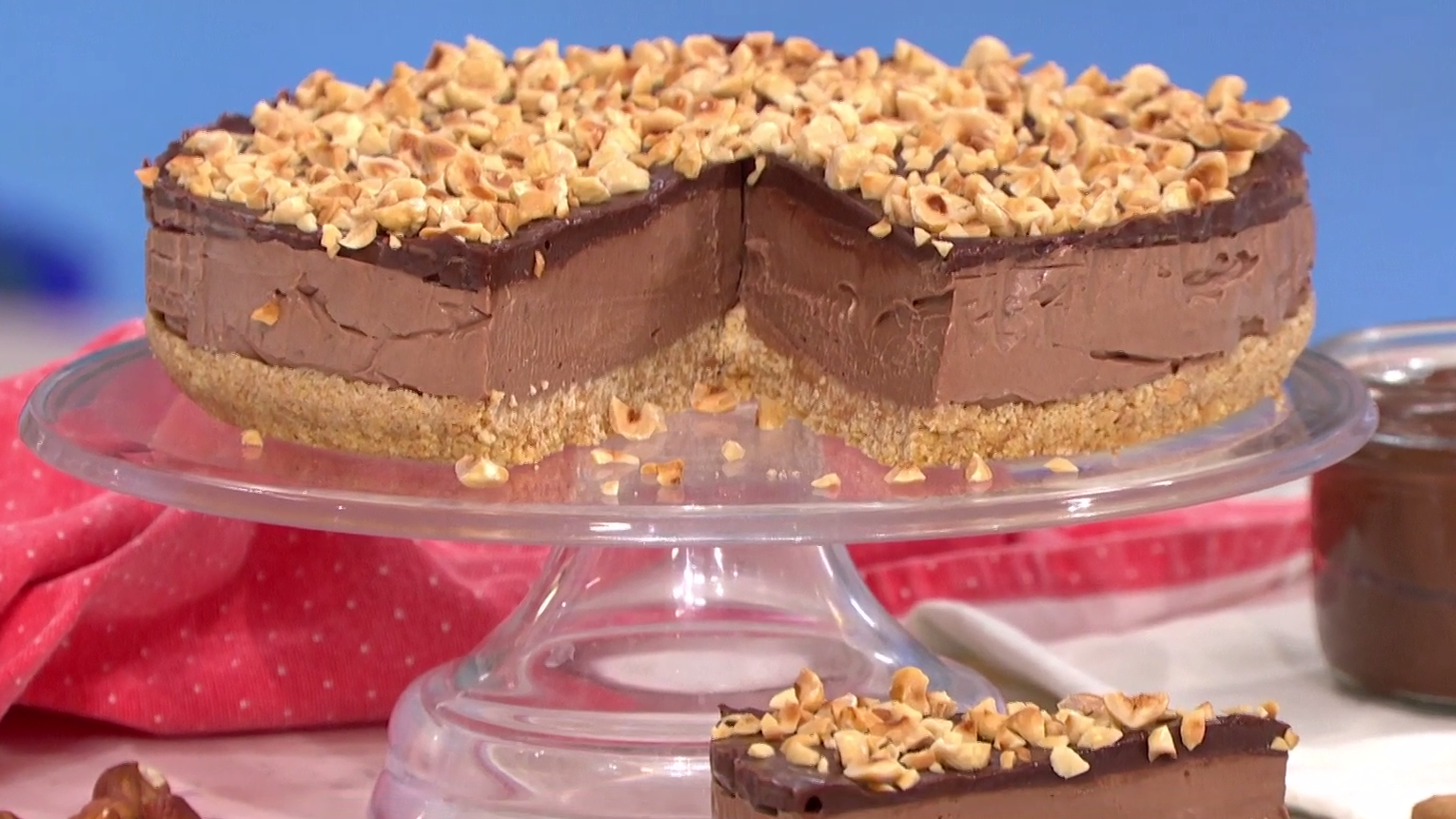 Gino S Chocolate And Hazelnut Cheesecake This Morning