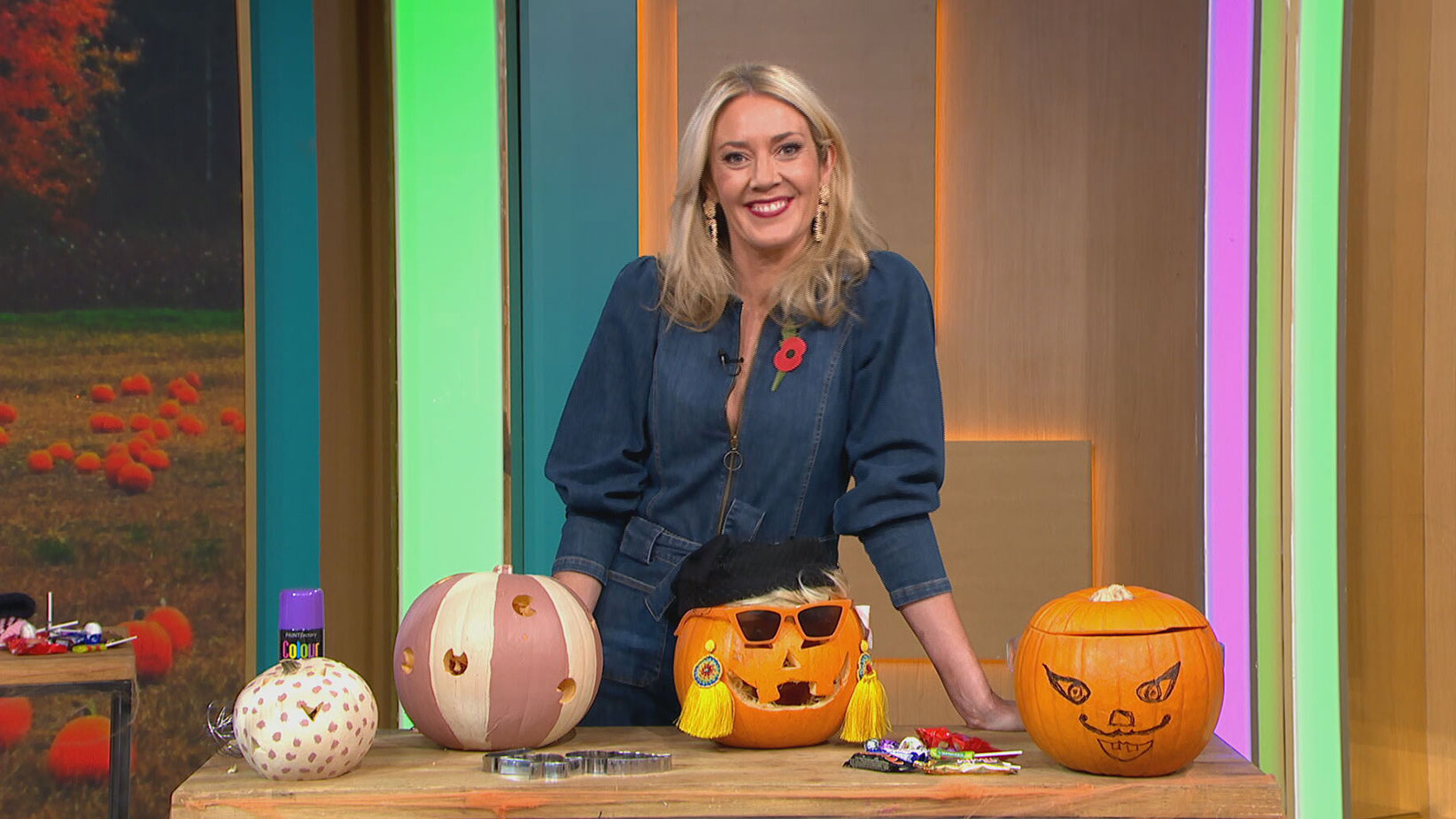 Expert pumpkin carving for Halloween
