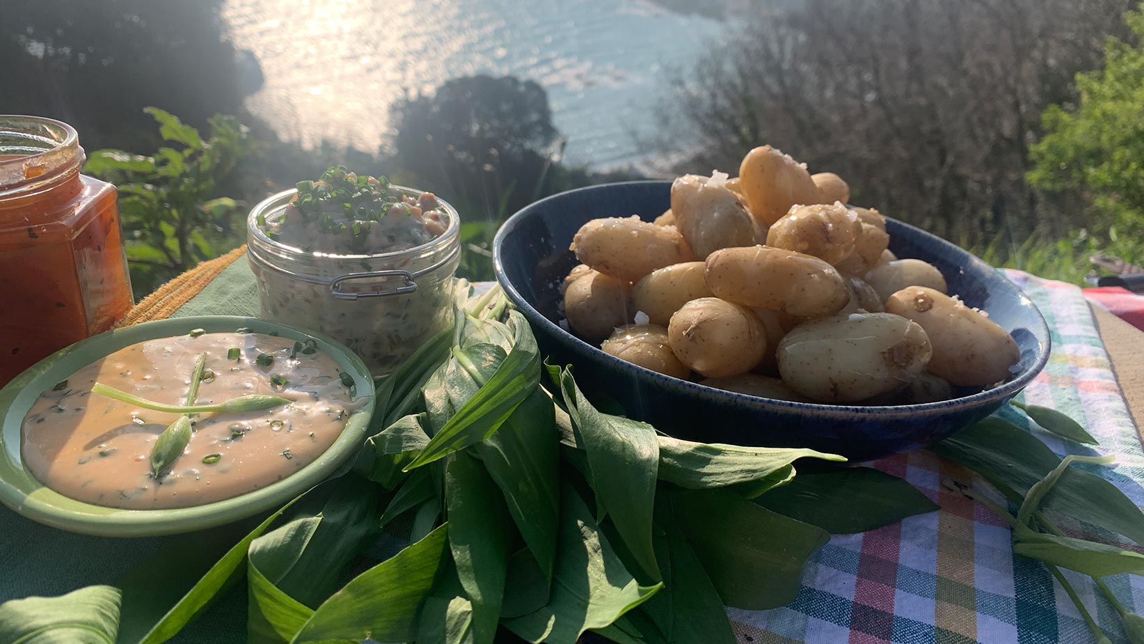 Phil Vickery's Jersey Royals and delicious dips