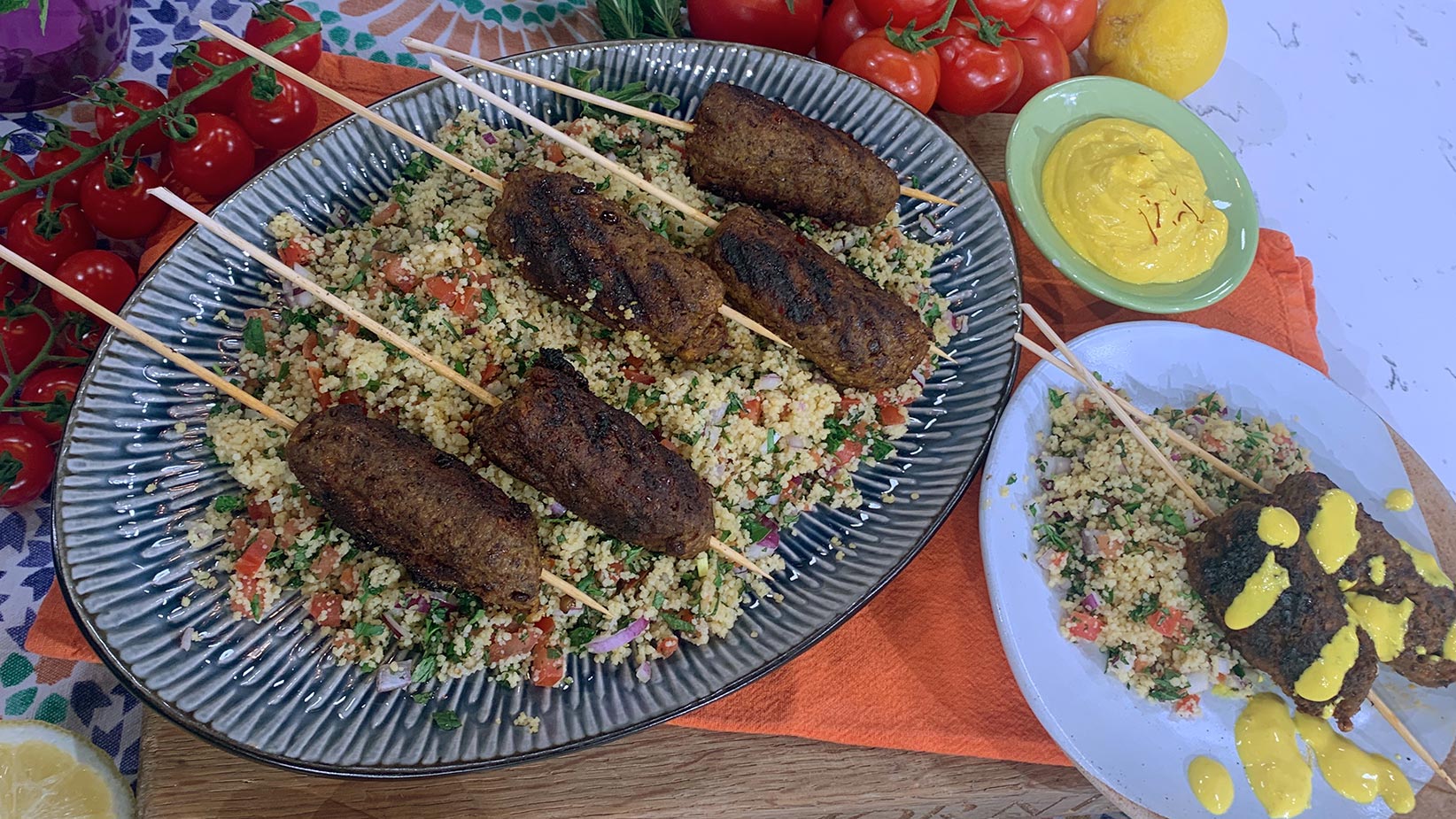 The Hairy Bikers’ lamb koftas This Morning